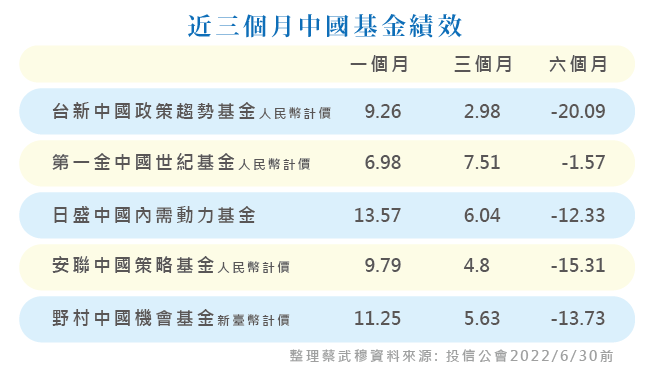 整理蔡武穆資料來源: 投信公會2022/6/30前