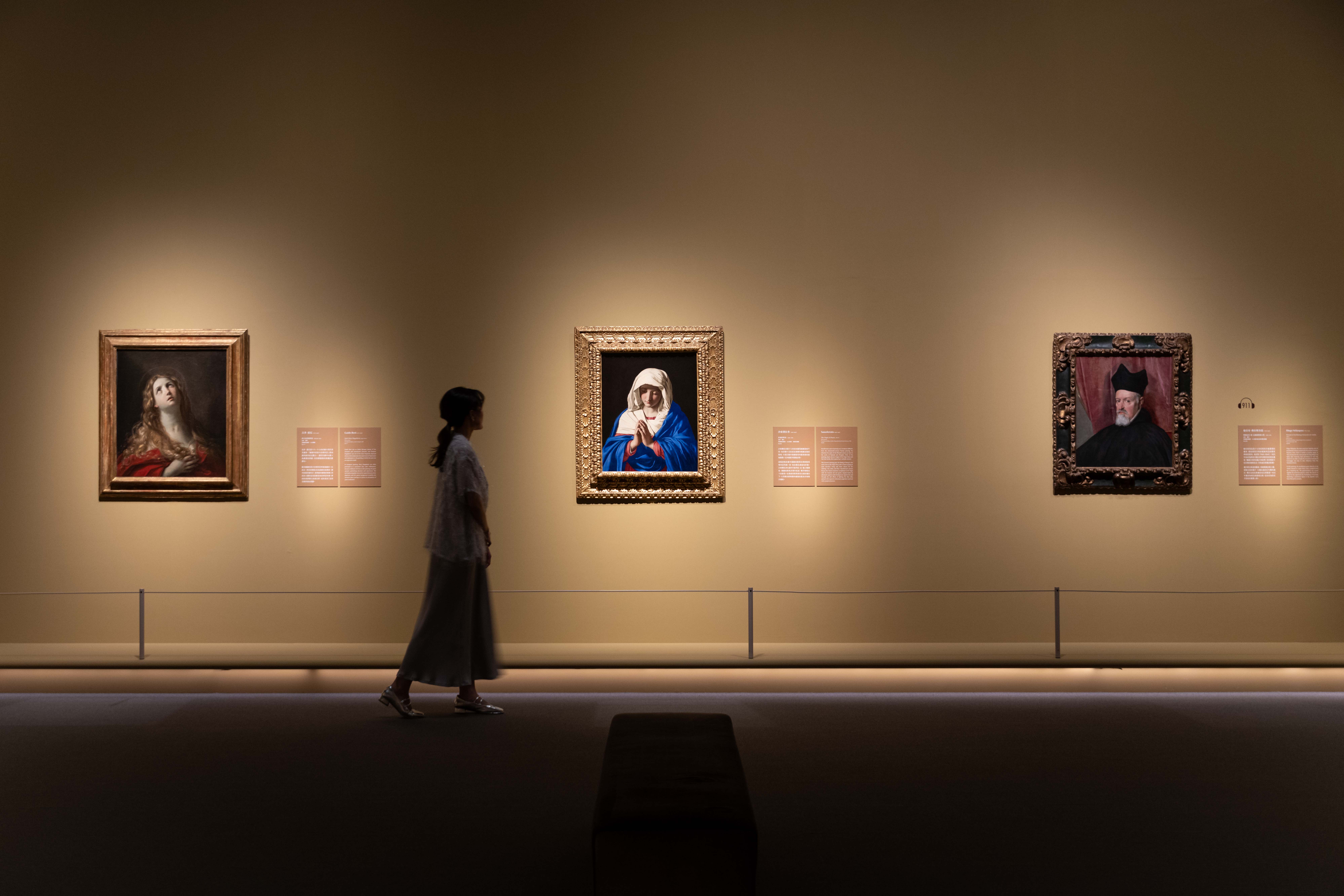 奇 美 博 物 館 《 英 國 國 家 藝 廊 珍 藏 展 》 第 二 單 元 「 從 王 室 到 平 民 ： 巴 洛 克 繪 畫 」 。 圖 / 奇 美 博 物 館 提 供 