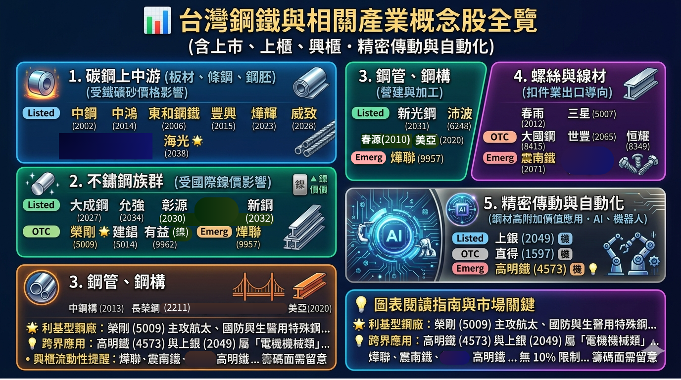 台 灣 鋼 鐵 族 群 