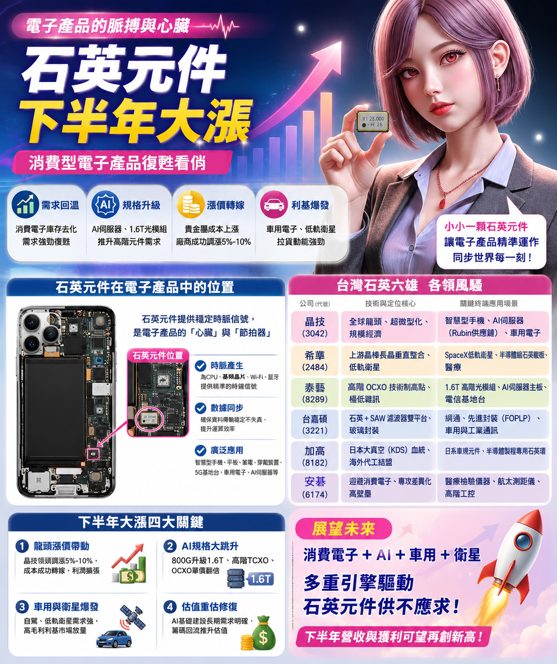 石 英 元 件 台 股 一 覽 表 