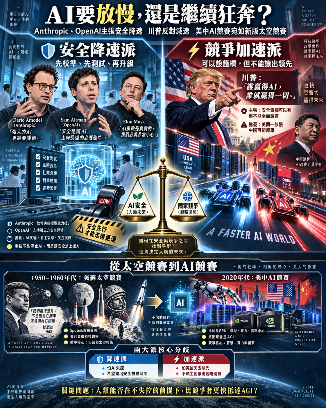 A I 需 要 放 緩 但 這 是 一 場 囚 徒 困 境 ? 