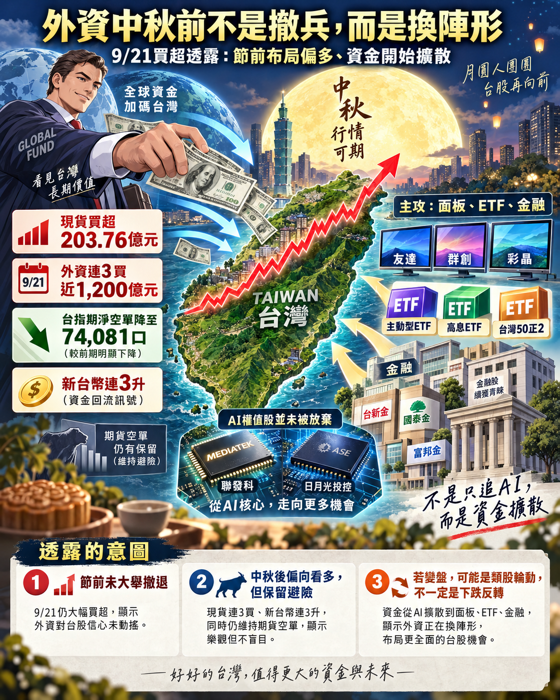 外 資 9 月 2 1 日 狂 掃 友 達 群 創 對 中 秋 變 盤 看 法 外 資 9 月 2 1 日 狂 掃 友 達 群 創 對 中 秋 變 盤 看 法