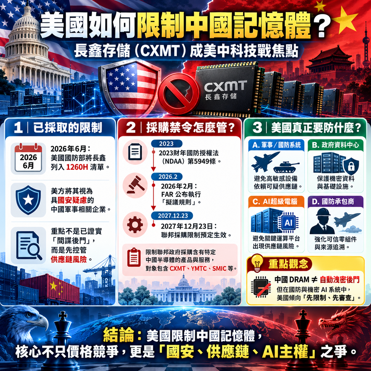 美 中 記 憶 體 戰 爭 